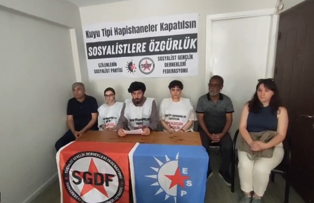 Solidarity hunger strikes from ESP and SGDF members in&nbsp;Izmir