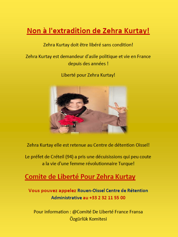 France has to stop extradition of political refugees to Turkey