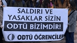 METU students support Serkan Onur Yilmaz