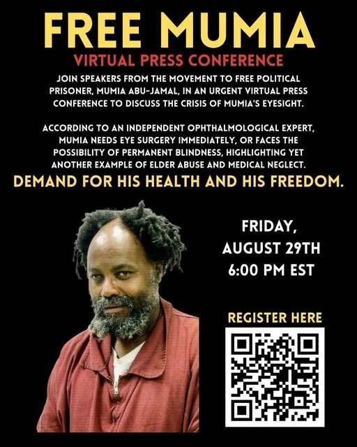 Mumia Abu-Jamal: Virtual Press Conference