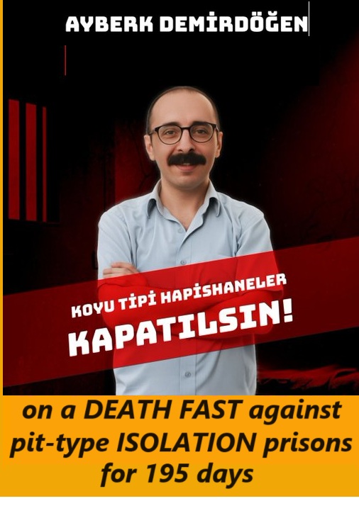 Death fast: Ayberk Demirdögen announced to cut off water and sugar
