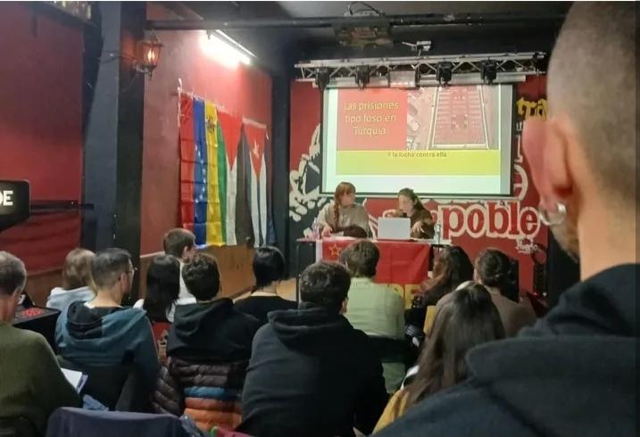 The voice of the free prisoners on hungerstrike was heard in Castellón